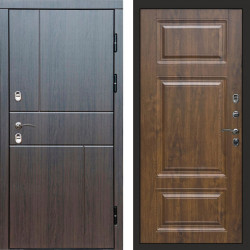 Входная дверь Termo-Door Премиум Винорит Вертикаль Венге - Лион Дуб