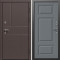 Входная дверь Termo-Door Премиум Винорит Вертикаль Венге - Лион Grey софт