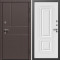 Входная дверь Termo-Door Премиум Винорит Вертикаль Венге - Мадрид Белый софт