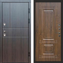 Входная дверь Termo-Door Премиум Винорит Вертикаль Венге - Мадрид Дуб