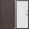 Входная дверь Termo-Door Премиум Винорит Вертикаль Венге - Марсель Белый софт