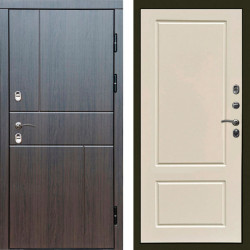 Входная дверь Termo-Door Премиум Винорит Вертикаль Венге - Марсель Слоновая кость