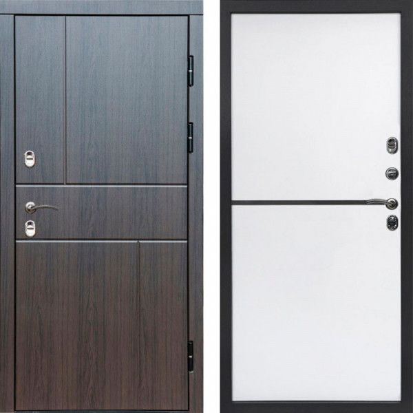 Входная дверь Termo-Door Премиум Винорит Вертикаль Венге - Нео White