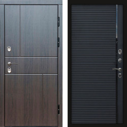 Входная дверь Termo-Door Премиум Винорит Вертикаль Венге - Porte black