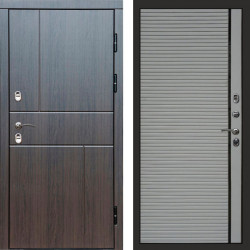 Входная дверь Termo-Door Премиум Винорит Вертикаль Венге - Porte Grey софт