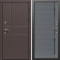 Входная дверь Termo-Door Премиум Винорит Вертикаль Венге - Порте Grey софт