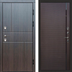 Входная дверь Termo-Door Премиум Винорит Вертикаль Венге - Porte Шоколад