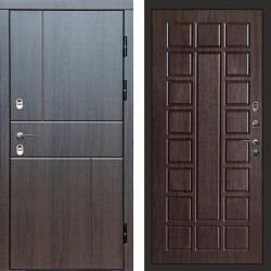 Входная дверь Termo-Door Премиум Винорит Вертикаль Венге - Престиж венге