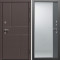 Входная дверь Termo-Door Премиум Винорит Вертикаль Венге - Зеркало Фацет Grey софт