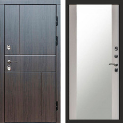 Входная дверь Termo-Door Премиум Винорит Вертикаль Венге - Зеркало лиственница