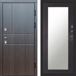 Входная дверь Termo-Door Премиум Винорит Вертикаль Венге - Зеркало Триумф венге