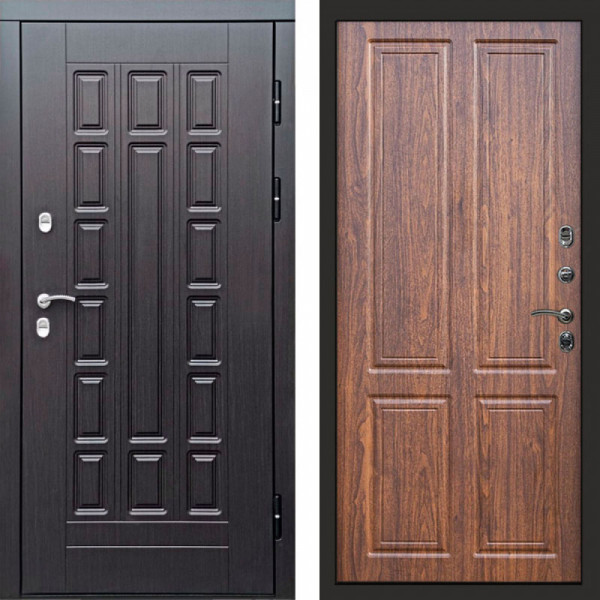 Входная дверь Termo-Door Премиум Винорит Виргиния Венге - Без серии Орех стандарт