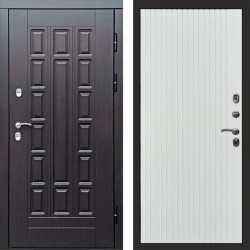 Входная дверь Termo-Door Премиум Винорит Виргиния Венге - Flat Белый софт