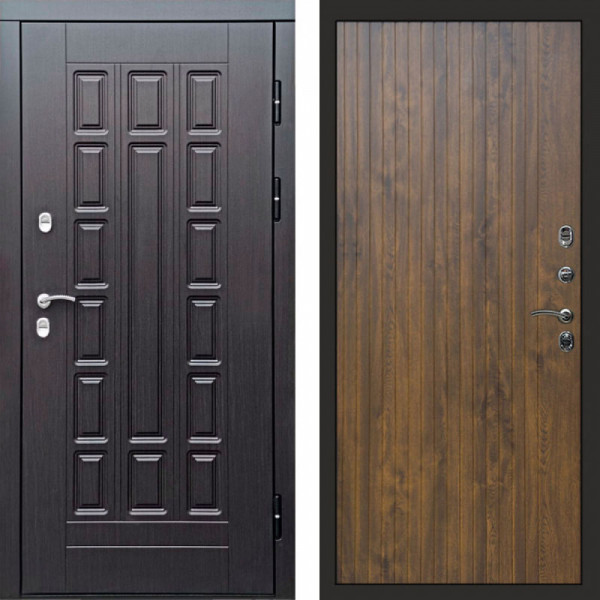Входная дверь Termo-Door Премиум Винорит Виргиния Венге - Flat Дуб