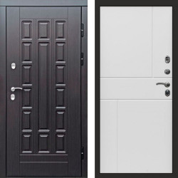 Входная дверь Termo-Door Премиум Винорит Виргиния Венге - Горизонт белый