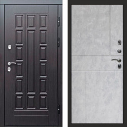 Входная дверь Termo-Door Премиум Винорит Виргиния Венге - Горизонт бетон светлый