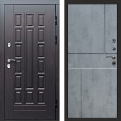 Входная дверь Termo-Door Премиум Винорит Виргиния Венге - Горизонт бетон темный