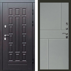 Входная дверь Termo-Door Премиум Винорит Виргиния Венге - Горизонт Grey софт