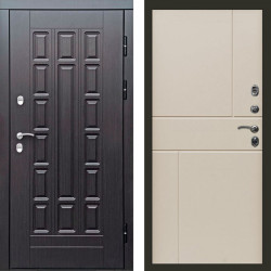 Входная дверь Termo-Door Премиум Винорит Виргиния Венге - Горизонт Слоновая кость