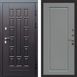 Входная дверь Termo-Door Премиум Винорит Виргиния Венге - Гранд Grey софт