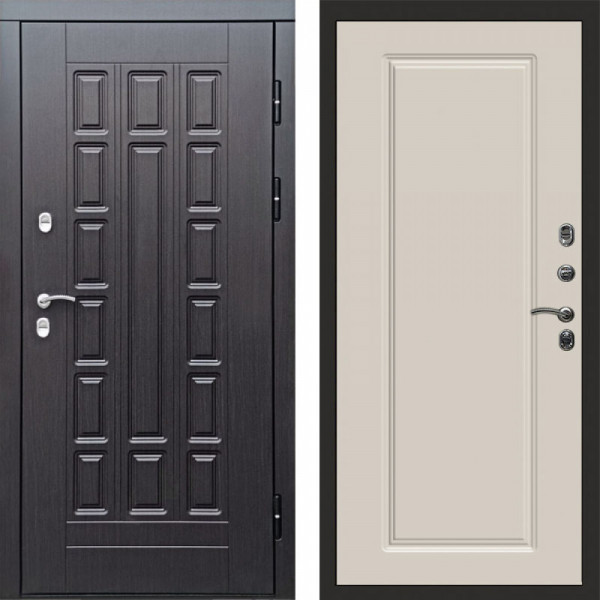 Входная дверь Termo-Door Премиум Винорит Виргиния Венге - Гранд Слоновая кость