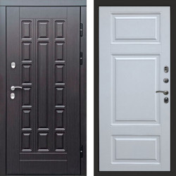 Входная дверь Termo-Door Премиум Винорит Виргиния Венге - Лион Белый софт