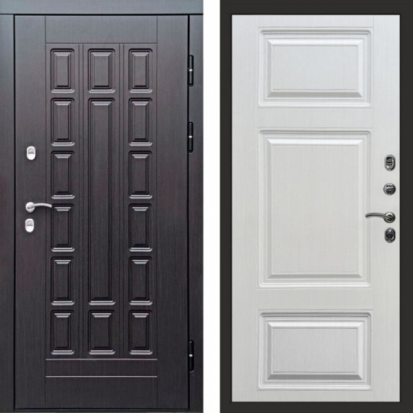 Входная дверь Termo-Door Премиум Винорит Виргиния Венге - Лион Лиственница