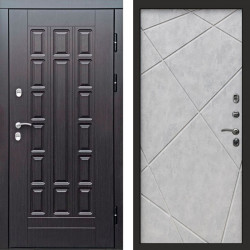 Входная дверь Termo-Door Премиум Винорит Виргиния Венге - Лучи бетон светлый