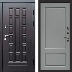 Входная дверь Termo-Door Премиум Винорит Виргиния Венге - Марсель Grey софт