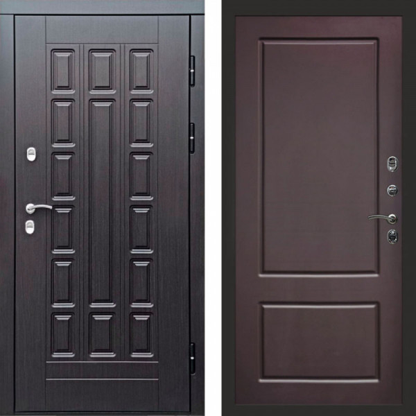 Входная дверь Termo-Door Премиум Винорит Виргиния Венге - Марсель Шоколад