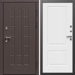 Входная дверь Termo-Door Премиум Винорит Виргиния Венге - Нео Классика Белый Софт