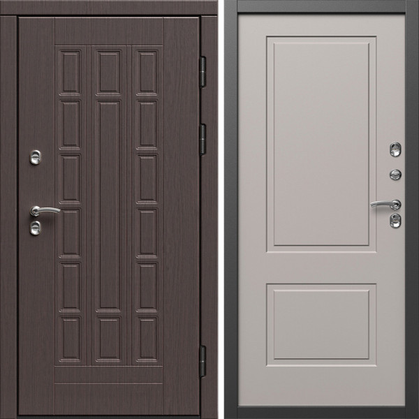 Входная дверь Termo-Door Премиум Винорит Виргиния Венге - Нео Классика Капучино
