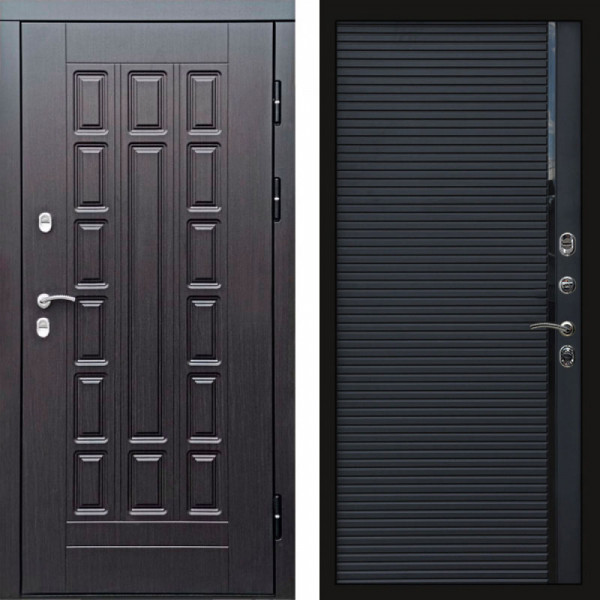 Входная дверь Termo-Door Премиум Винорит Виргиния Венге - Porte black