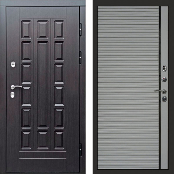 Входная дверь Termo-Door Премиум Винорит Виргиния Венге - Porte Grey софт