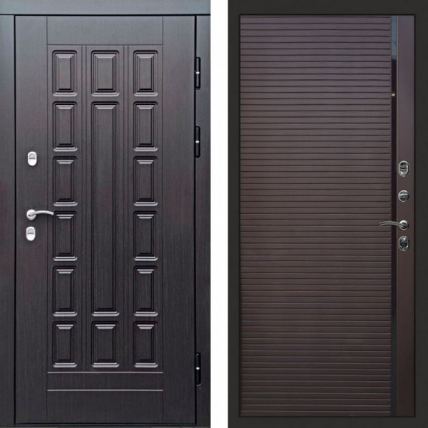 Входная дверь Termo-Door Премиум Винорит Виргиния Венге - Porte Шоколад