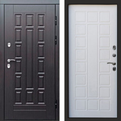 Входная дверь Termo-Door Премиум Винорит Виргиния Венге - Престиж белое дерево