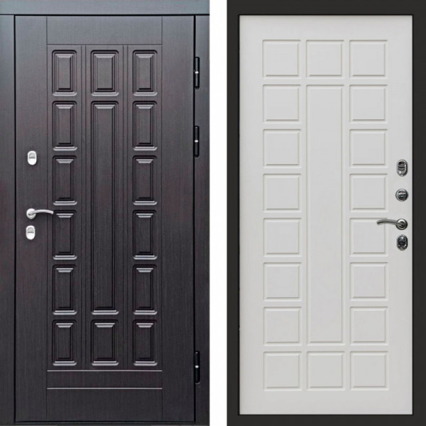 Входная дверь Termo-Door Премиум Винорит Виргиния Венге - Престиж бежевый матовый