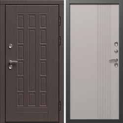 Входная дверь Termo-Door Премиум Винорит Виргиния Венге - Страйп Капучино
