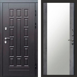 Входная дверь Termo-Door Премиум Винорит Виргиния Венге - Зеркало бетон темный