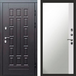 Входная дверь Termo-Door Премиум Винорит Виргиния Венге - Зеркало Фацет Белый софт