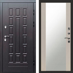 Входная дверь Termo-Door Премиум Винорит Виргиния Венге - Зеркало Слоновая кость