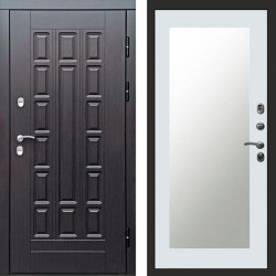 Входная дверь Termo-Door Премиум Винорит Виргиния Венге - Зеркало Триумф Белый софт