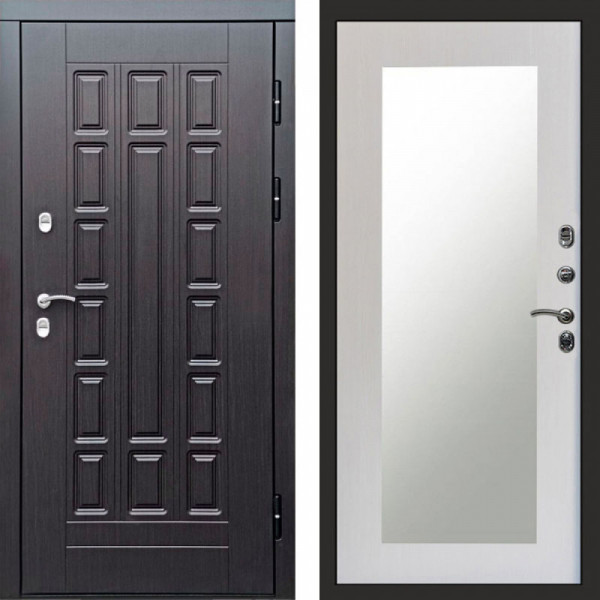 Входная дверь Termo-Door Премиум Винорит Виргиния Венге - Зеркало Триумф лиственница