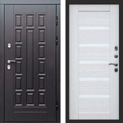 Входная дверь Termo-Door Премиум Винорит Виргиния Венге - Зеркало Триумф Царга лиственница 4500 / 5500