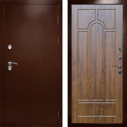 Входная дверь Termo-Door Сибирь Медь Антик - Арка дуб