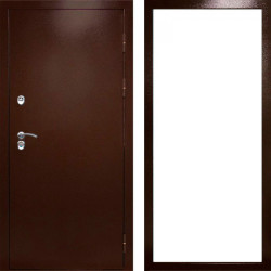 Входная дверь Termo-Door Сибирь Медь Антик - Без серии Орех премиум