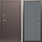 Входная дверь Termo-Door Сибирь Медь Антик - Гранд Grey софт