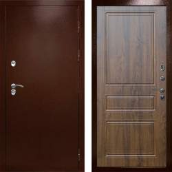 Входная дверь Termo-Door Сибирь Медь Антик - Классика дуб