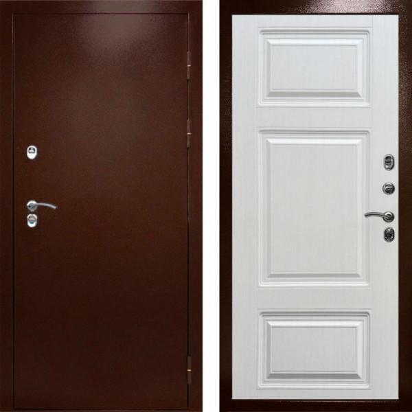 Входная дверь Termo-Door Сибирь Медь Антик - Лион Лиственница