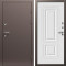 Входная дверь Termo-Door Сибирь Медь Антик - Мадрид Белый софт